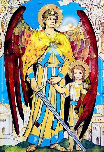 Archangel Raphael Protecting God on Earth