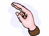 Hold your hand like this when making the sign of the cross