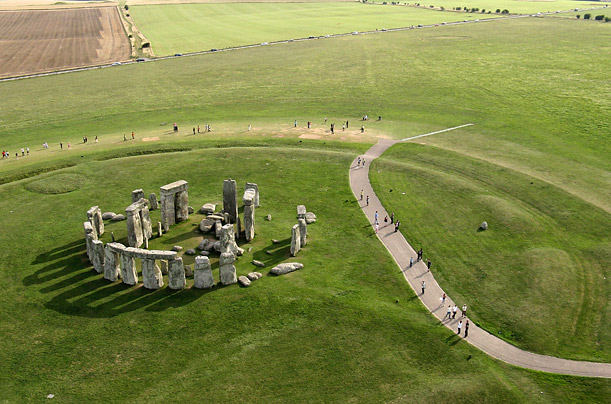 Stonehenge, ancient monolith in Wiltshire England